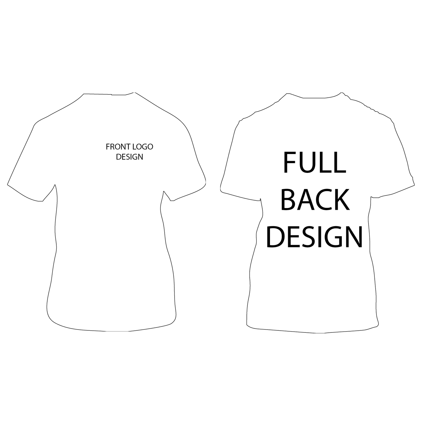 Short-Sleeve T-Shirt | Front Logo and Full Back Imprint | Gildan