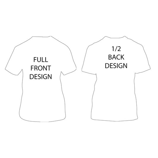 Short-Sleeve T-Shirt | Full Front and 1/2 Back Imprint | Gildan