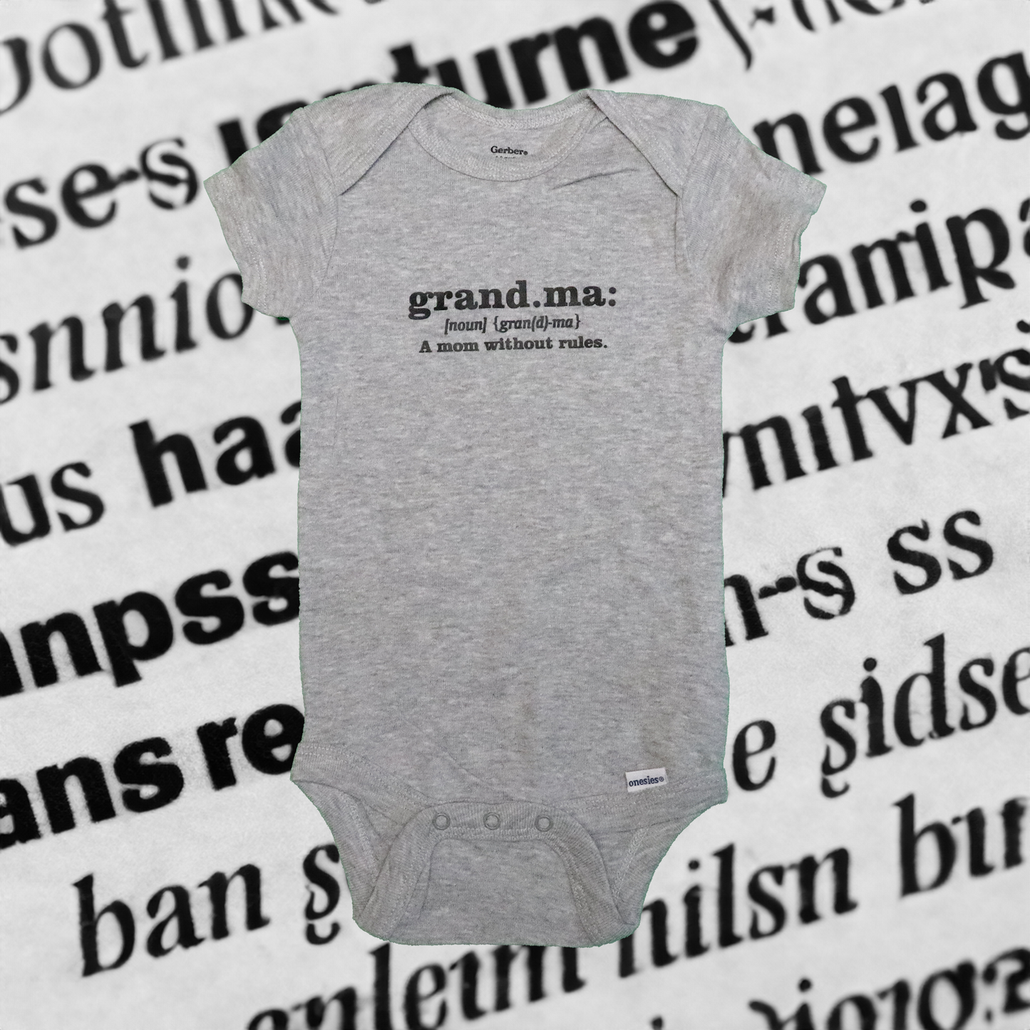 Babies GRANDMA DEFINITION Onesie