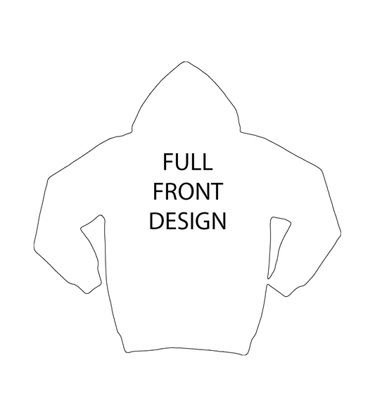 Hoodie | Full Front Imprint | Gildan