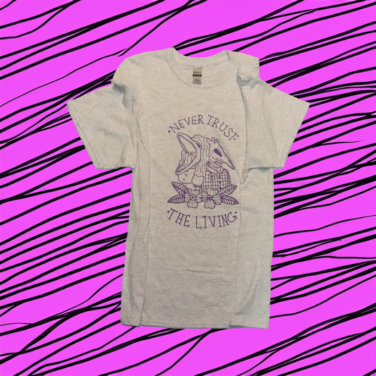 Mens NEVER TRUST THE LIVING T-Shirt