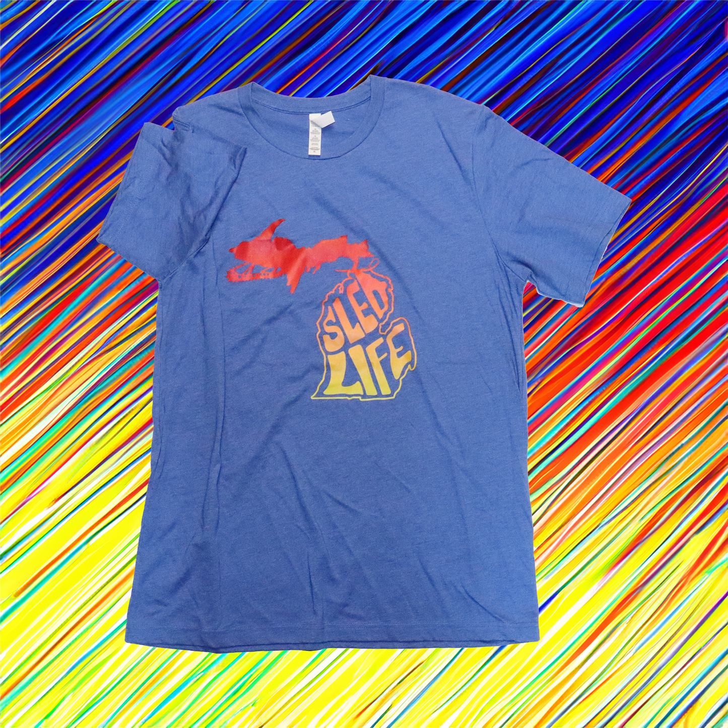 Womens MICHIGAN SLED LIFE T-Shirt