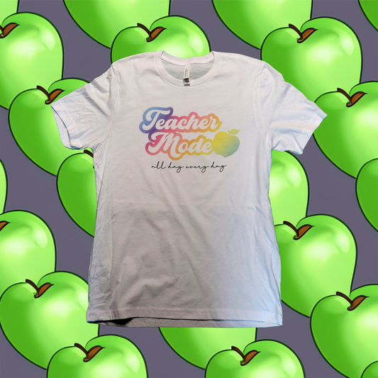 Womens TEACHER MODE T-Shirt