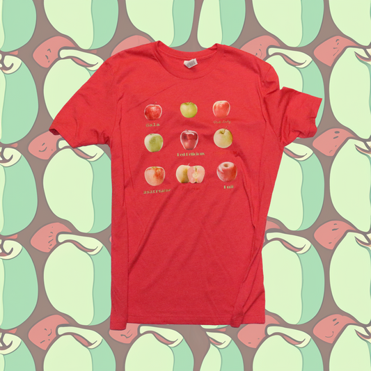 Womens TYPES OF APPLES T-Shirt