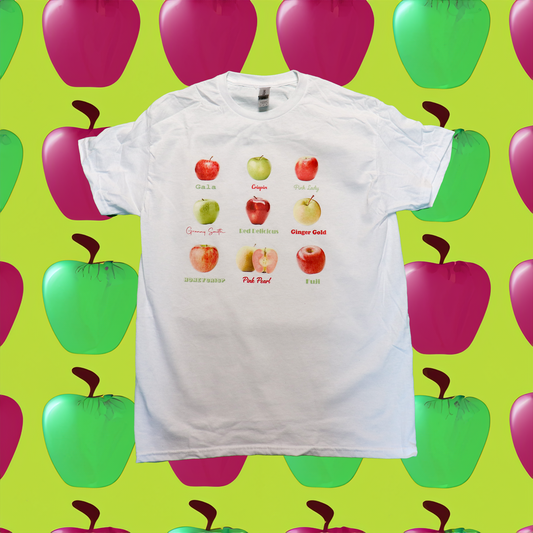 Womens TYPES OF APPLES T-Shirt