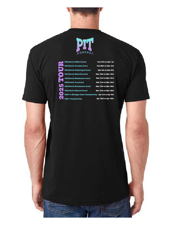 The Pit Podcast 2025 Tour T-Shirt