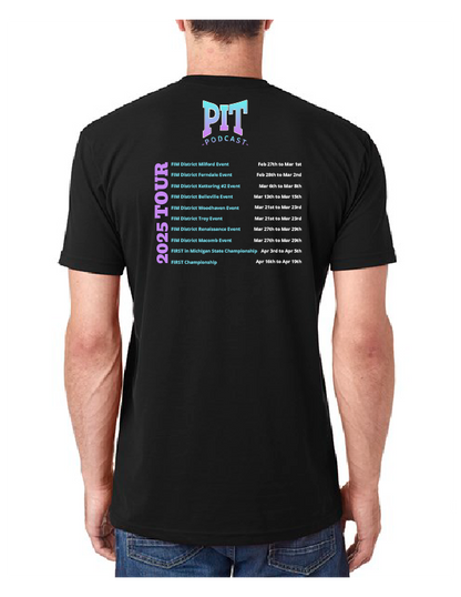 The Pit Podcast 2025 Tour T-Shirt