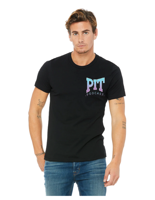 The Pit Podcast Jason's Backpack T-Shirt