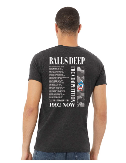 The Pit Podcast Balls Deep in Competition T-Shirt
