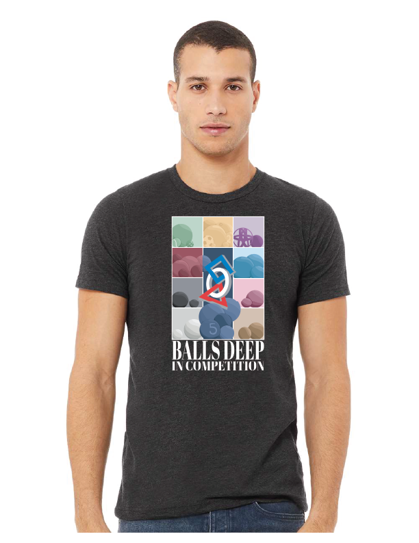 The Pit Podcast Balls Deep in Competition T-Shirt