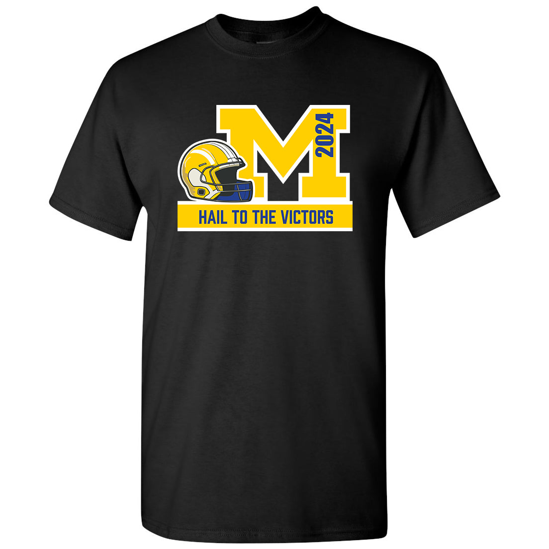 U of M Football HAIL TO THE VICTORS 2024 T-Shirt