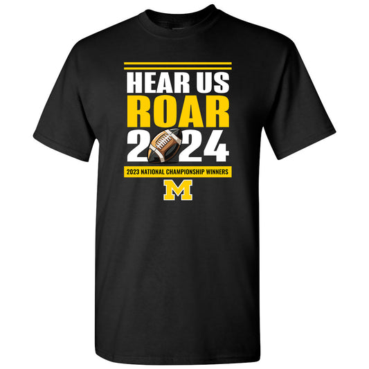 U of M Football HEAR US ROAR 2024 T-Shirt