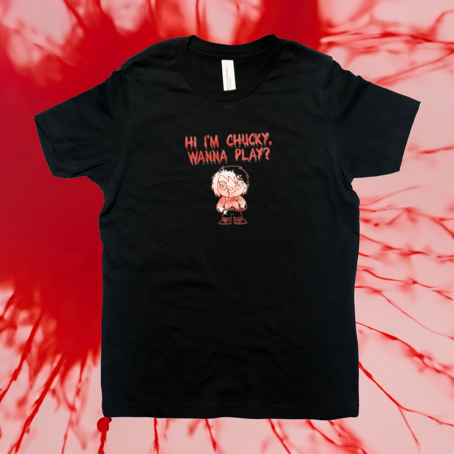 Kids HI I'M CHUCKY, WANNA PLAY? T-Shirt