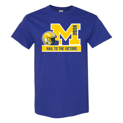 U of M Football HAIL TO THE VICTORS 2024 T-Shirt