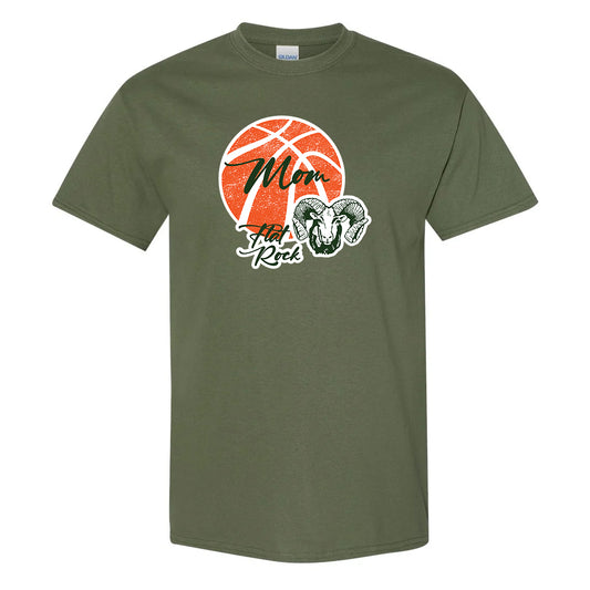 Flat Rock Rams Mom T-Shirt | Basketball Team