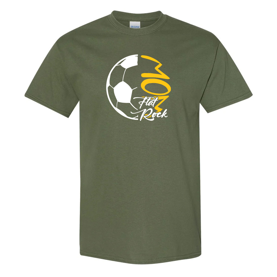 Flat Rock Rams Mom T-Shirt | Soccer Team Soccer Ball Design