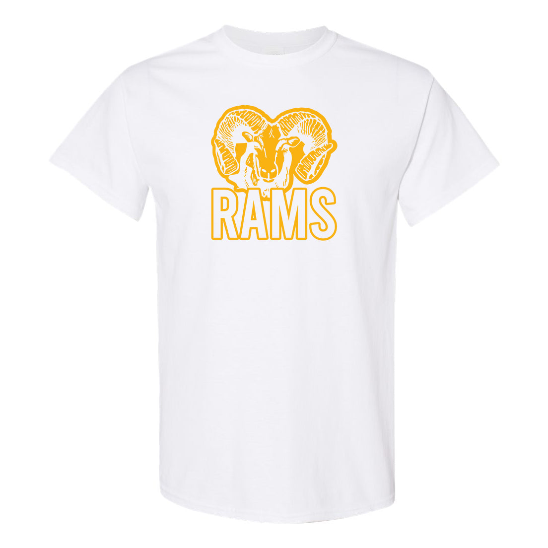 Flat Rock Rams T-Shirt | Rams Stacked Design