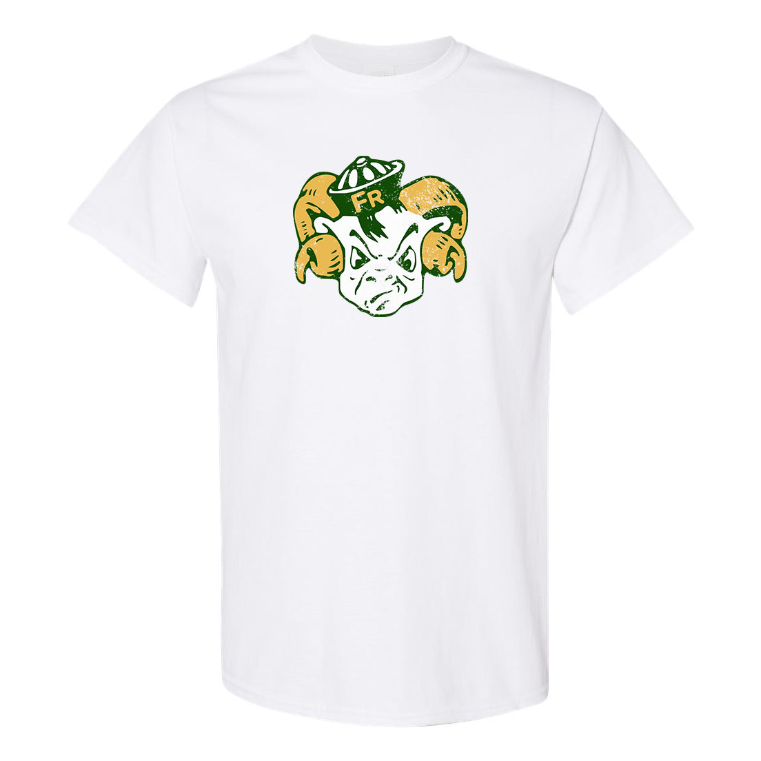 Flat Rock Rams T-Shirt | Vintage Ram Design