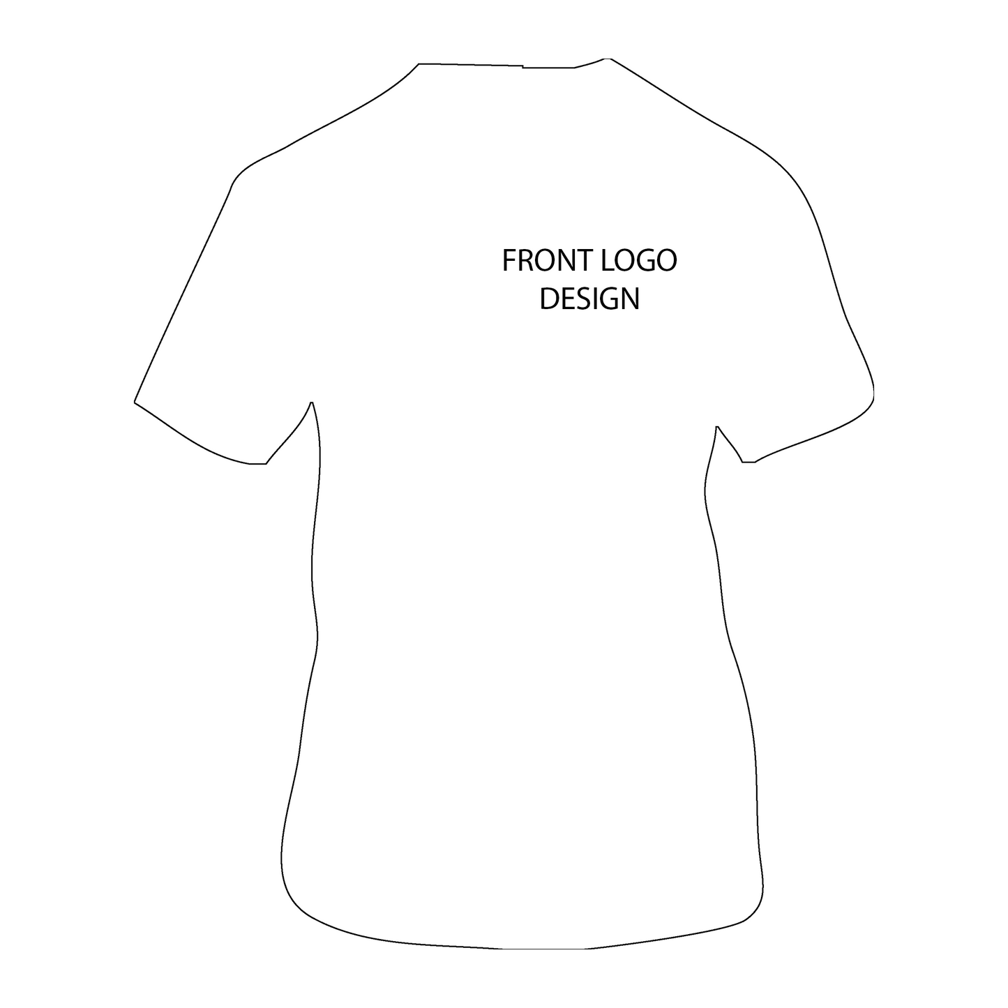 Short-Sleeve T-Shirt | Front Logo Only | Gildan