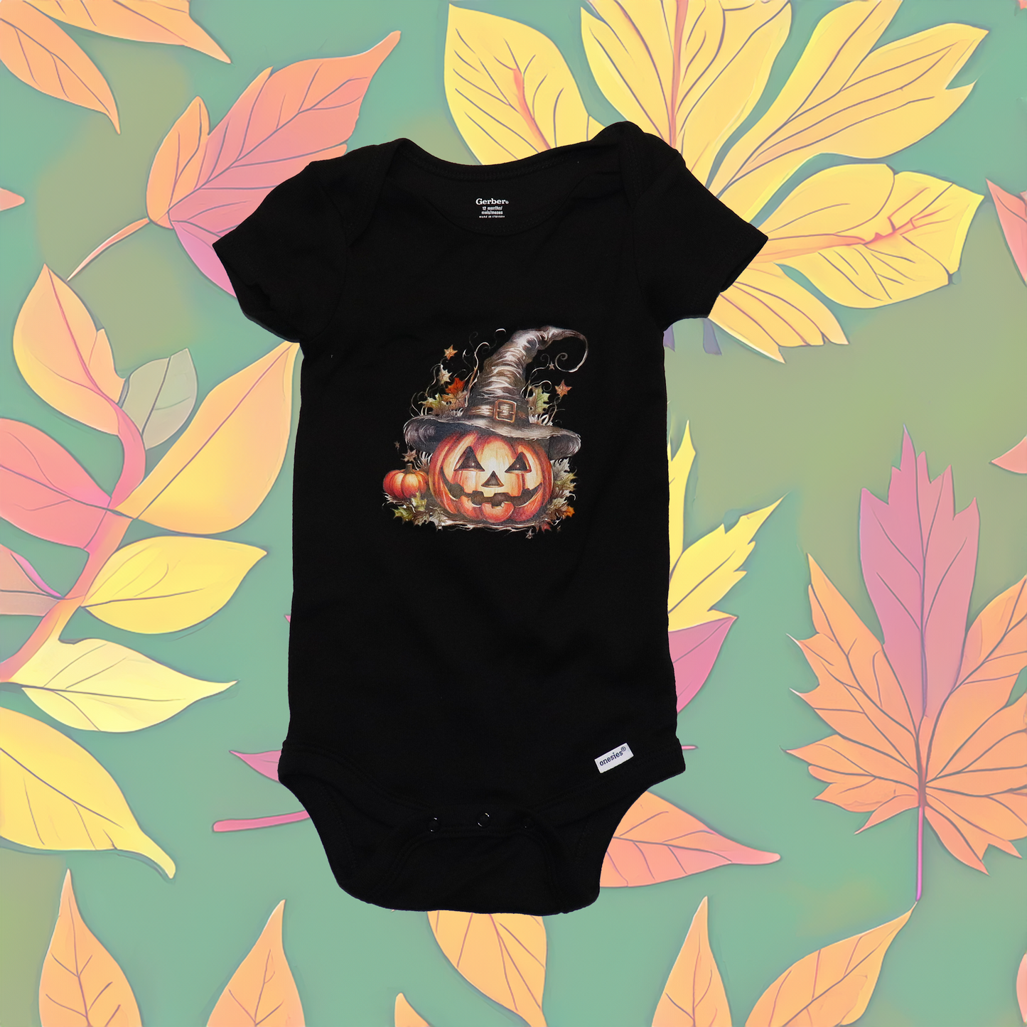 Babies PUMPKIN DESIGN Onesie