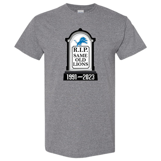 Detroit Lions RIP SAME OLD LIONS Tee