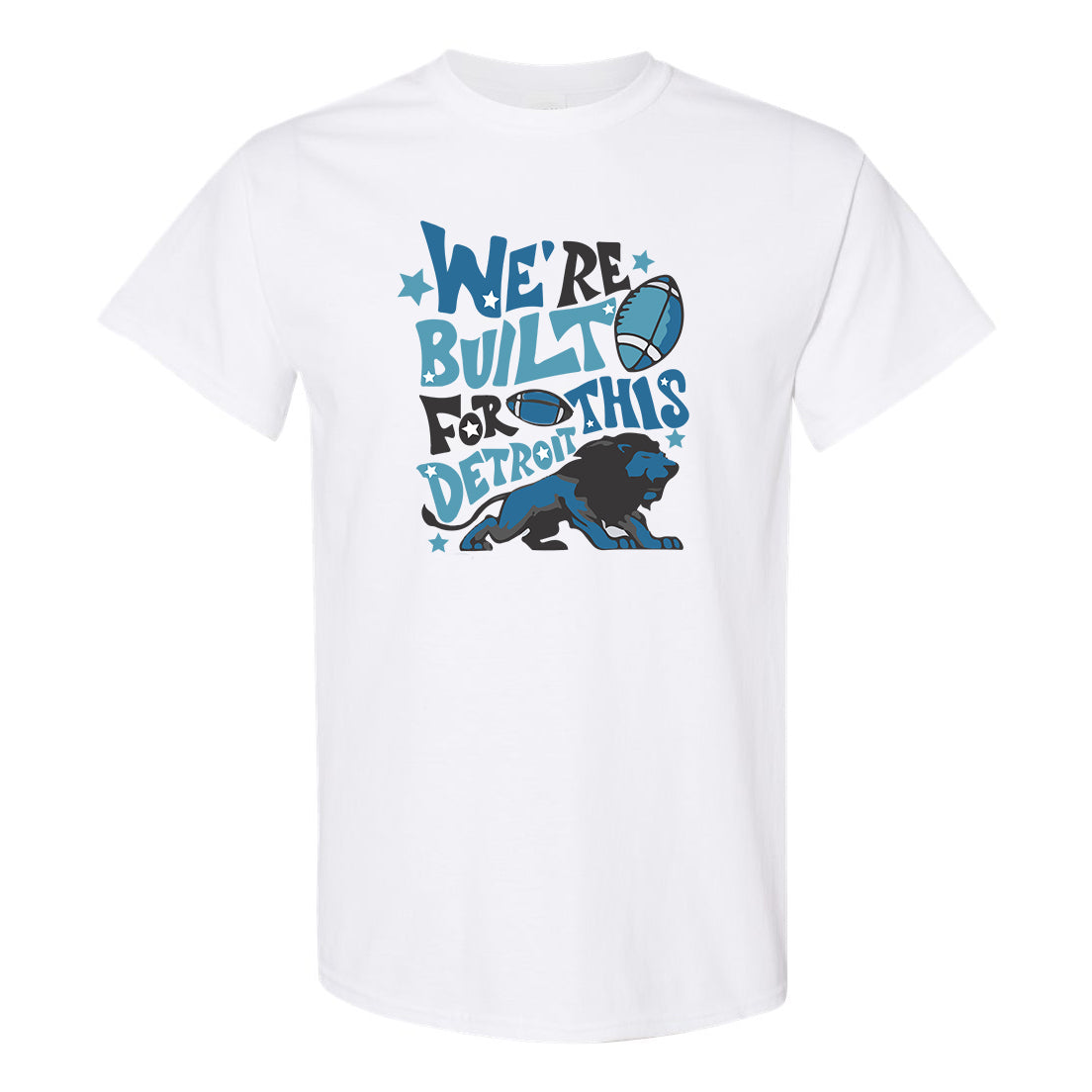 Detroit Lions BUILT FOR THIS DETROIT Tee